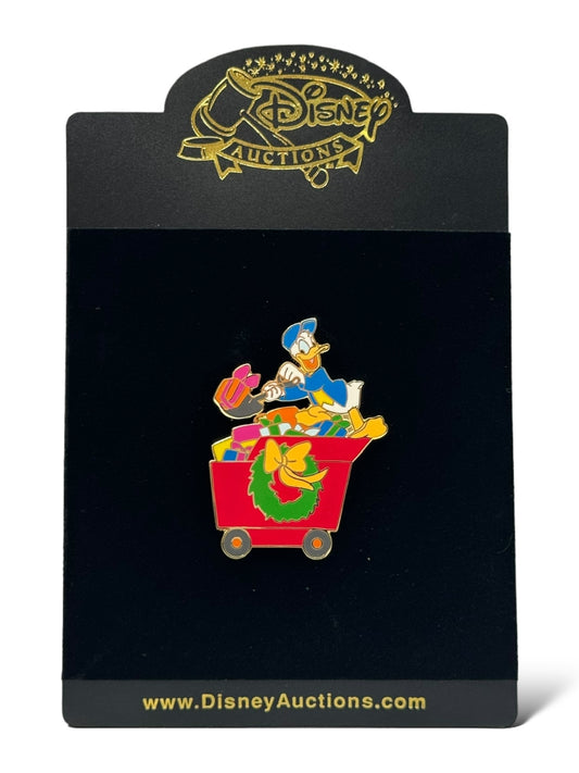 Disney Auctions Fab 5 Christmas Train Donald Pin