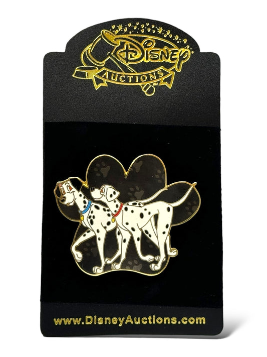 Disney Auctions Pongo and Perdita Pawprint Pin