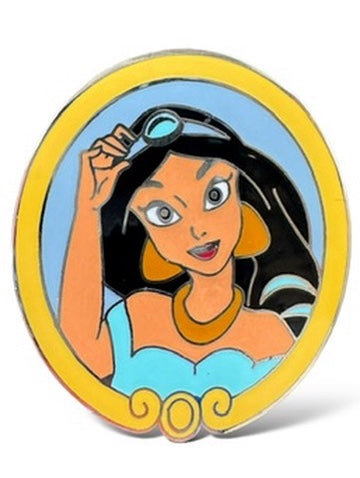 Cast Lanyard Princess Portraits Jasmine Hidden Mickey Pin