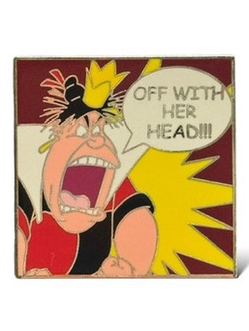 Disney Parks Villains Comic Book Queen of Hearts Pin