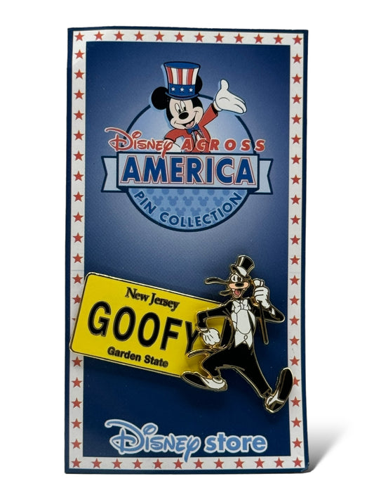 JDS Disney Across America Goofy New Jersey Pin