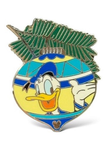 Cast Lanyard Ornaments Donald Hidden Mickey Pin