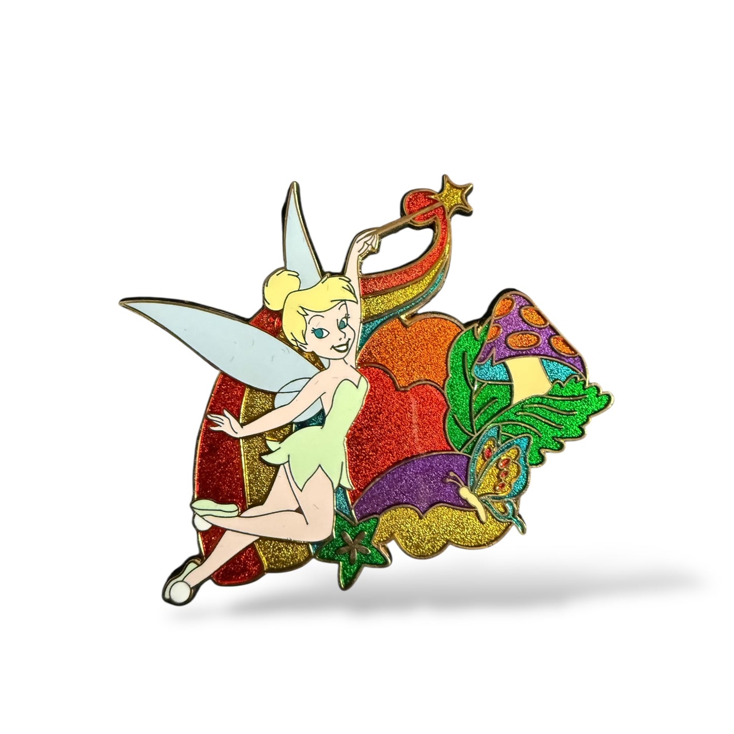 Disney Shopping Rainbow Tinker Bell Flying Pin