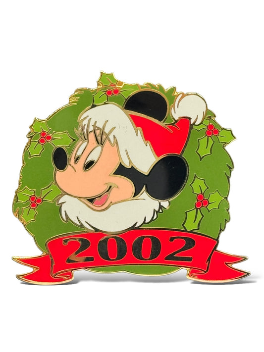 Disney Auctions Christmas Wreaths 2002 Minnie Pin