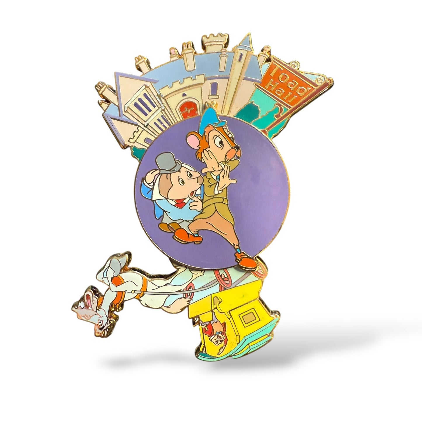 Disney Auctions Mr. Toad Spinner Rat & Mole Pin