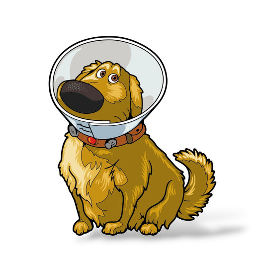 Pixar's Up Cone of Shame Dug FiGPiN Enamel Pin – FryGuy Pins Exclusive