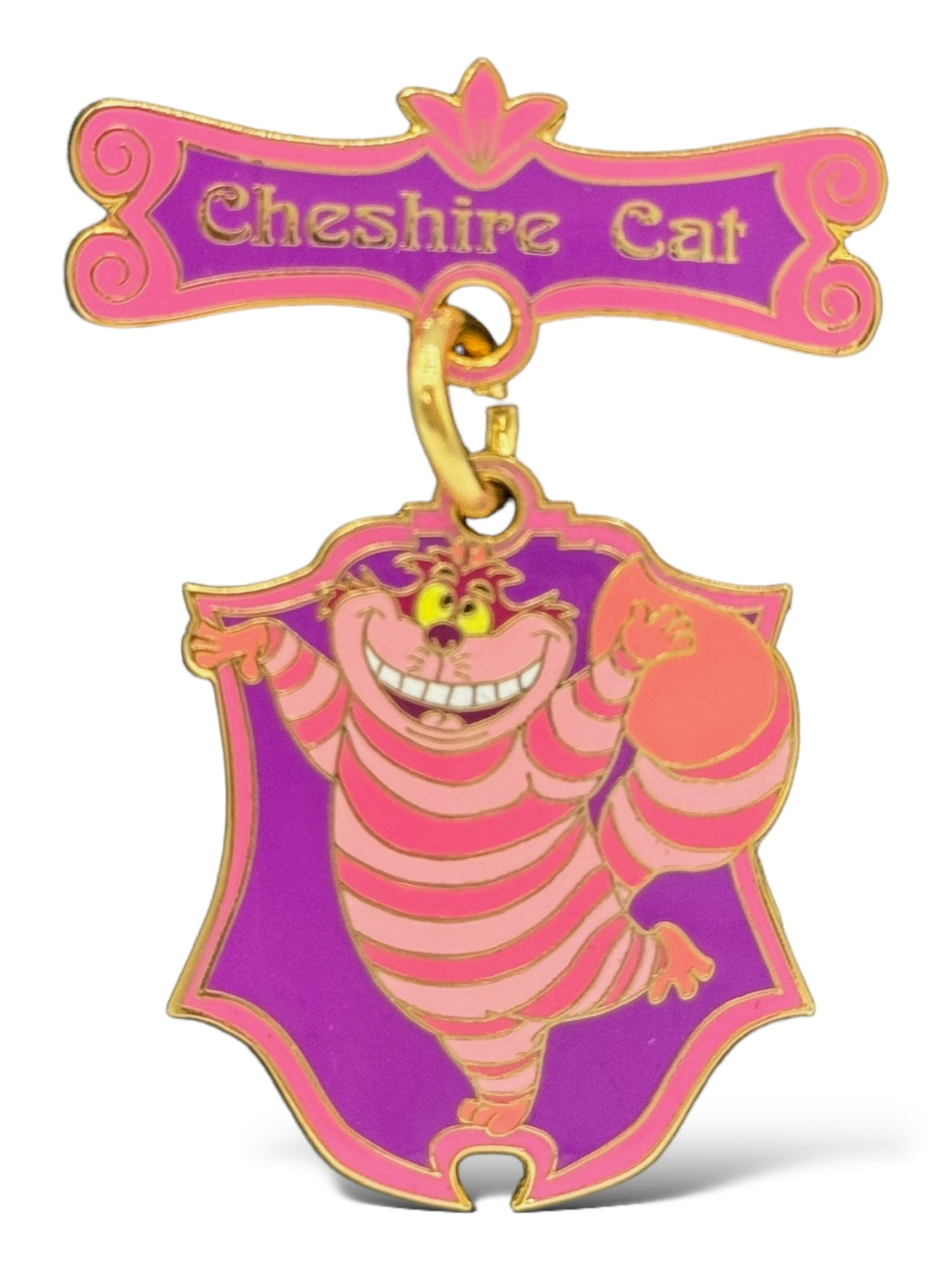 Disney Auctions Photo Frame Cheshire Cat Pin