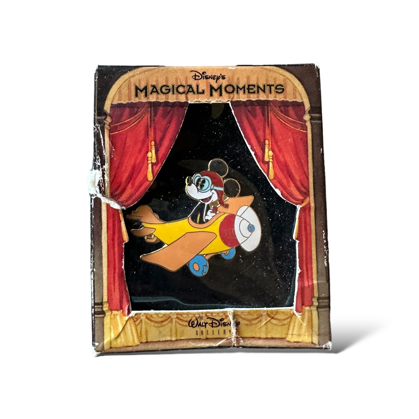 Disney Gallery Magical Moments Series Mail Pilot Mickey Pin