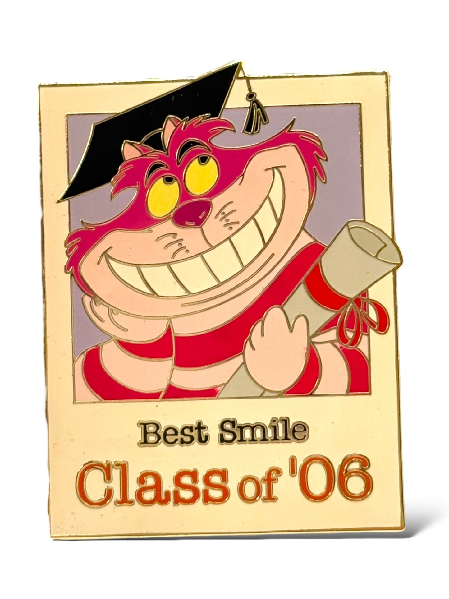 Disney Auctions Class of 2006 Best Smile Cheshire Cat Pin