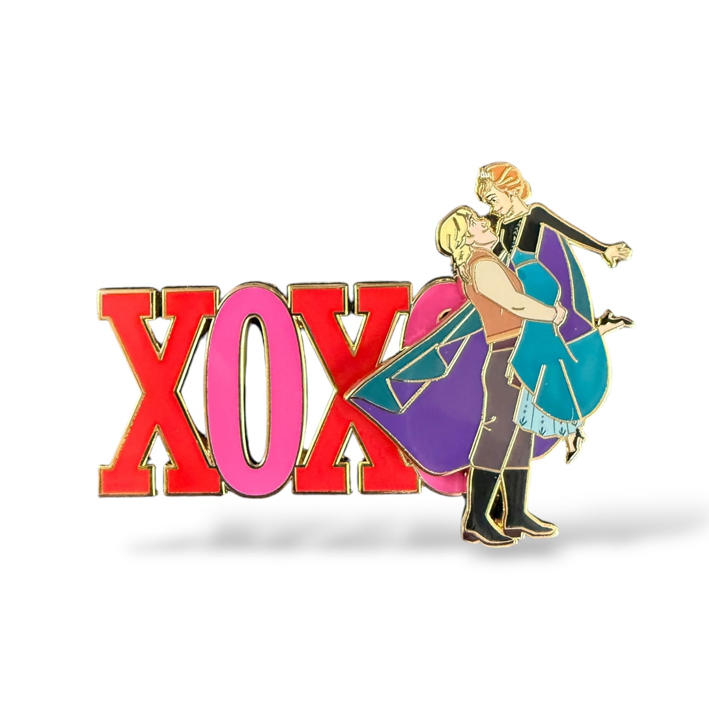DSSH XOXO Valentine's Day Anna and Kristoff Pin