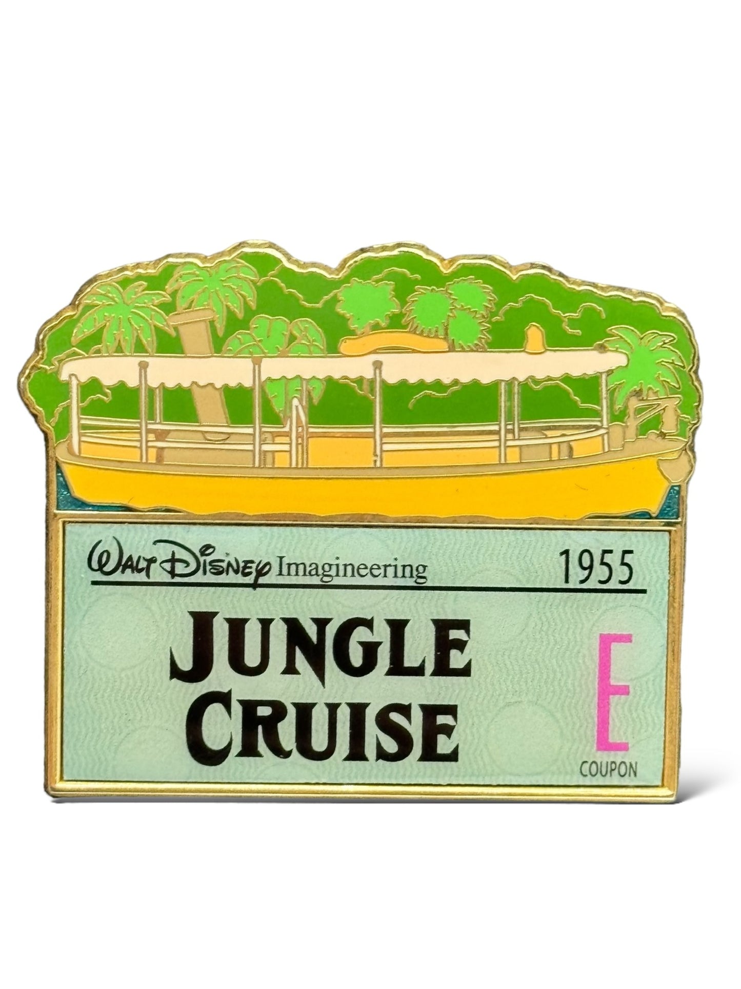 WDI E-Ticket Attractions Jungle Cruise Pin