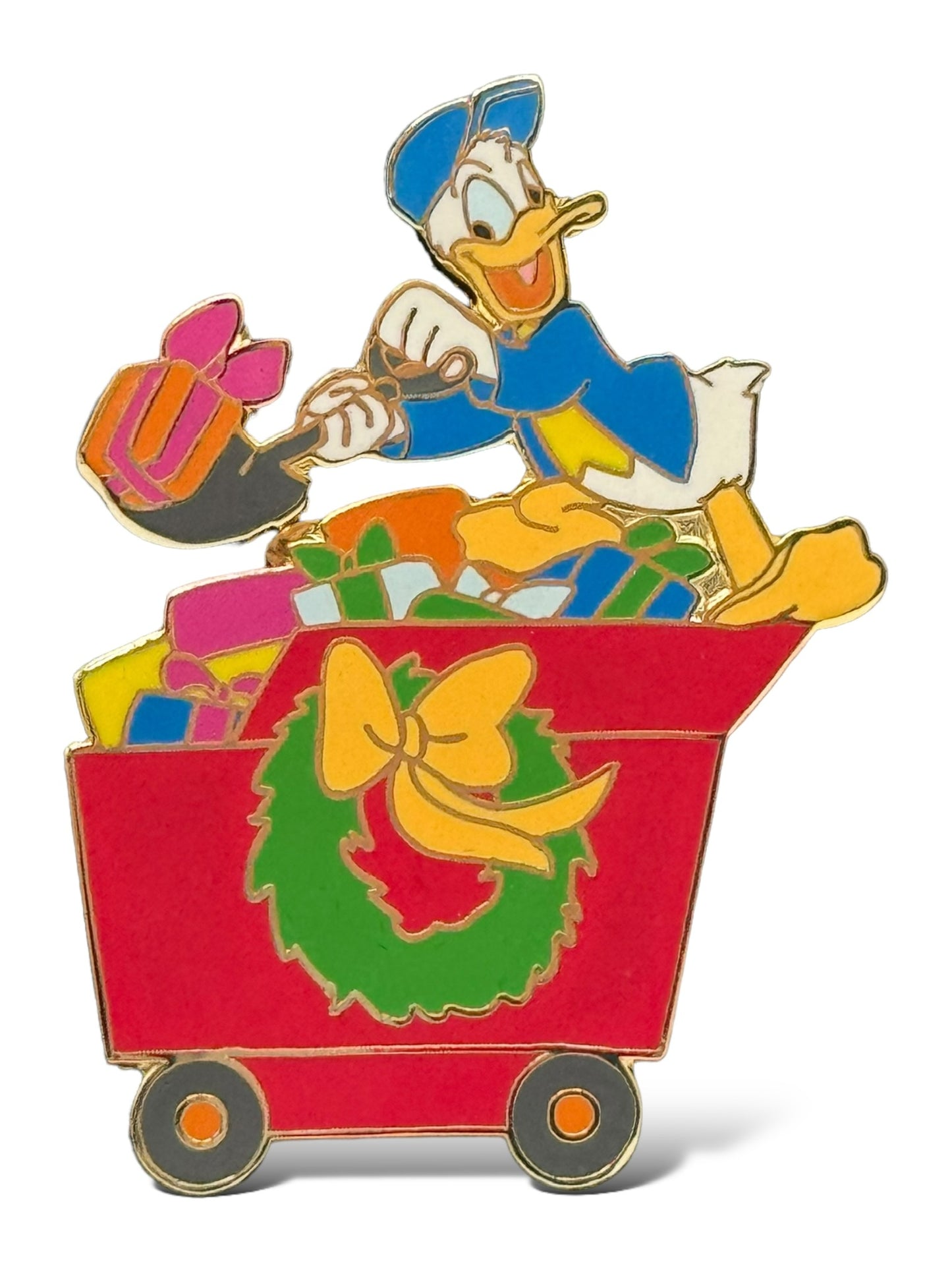 Disney Auctions Fab 5 Christmas Train Donald Pin