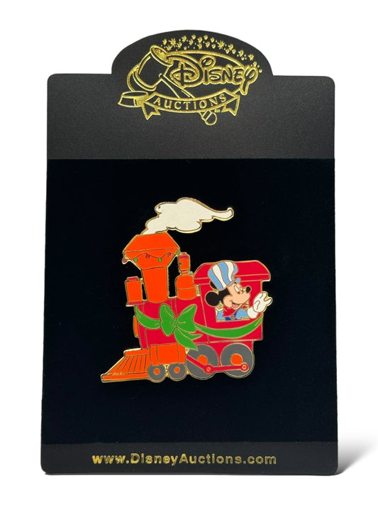 Disney Auctions Fab 5 Christmas Train Mickey Pin