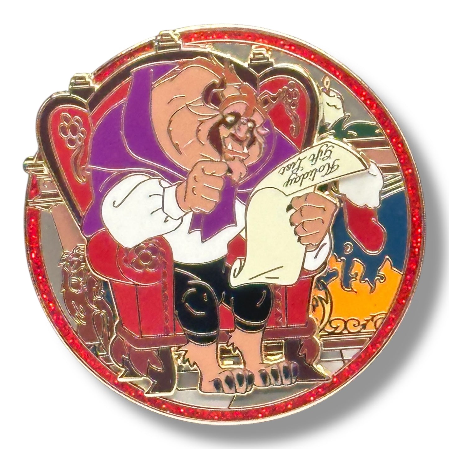 DSSH Christmas Holiday Beast Pin