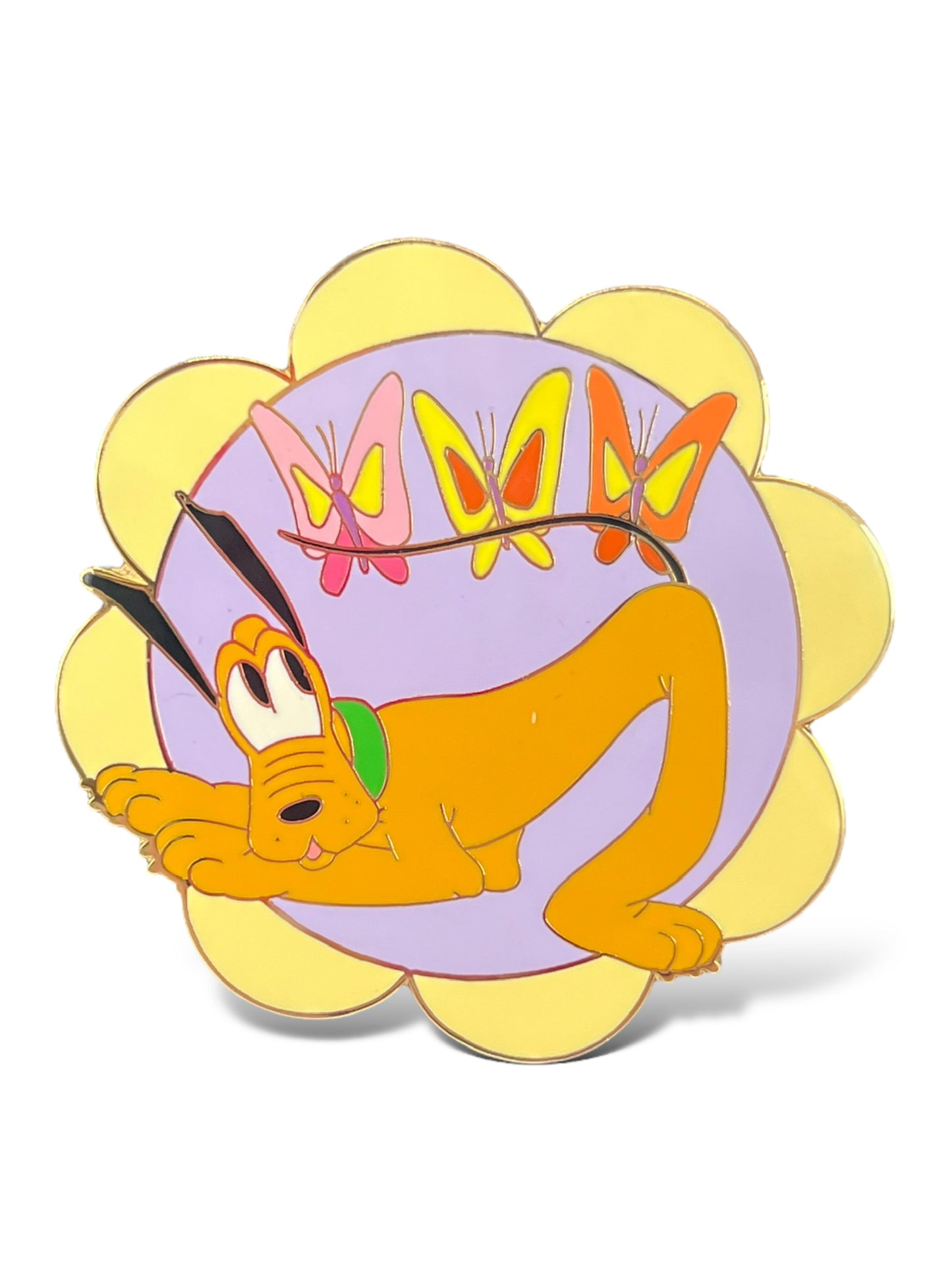 Disney Auctions Spring Flowers Pluto Pin