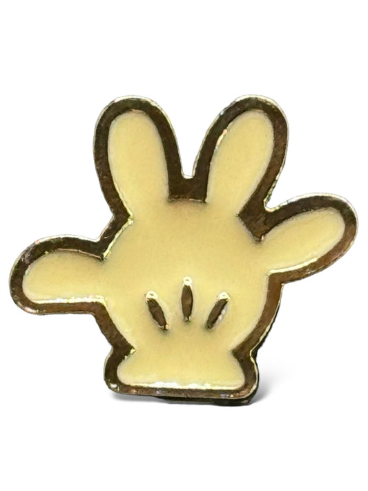 JDS Mickey Body Parts White Glove Pin
