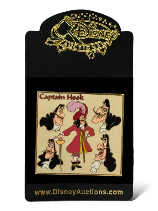 Disney Auctions Model Sheet Captain Hook Pin