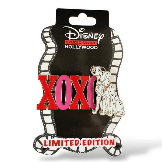 DSSH XOXO Valentine's Day Pongo and Perdita Pin