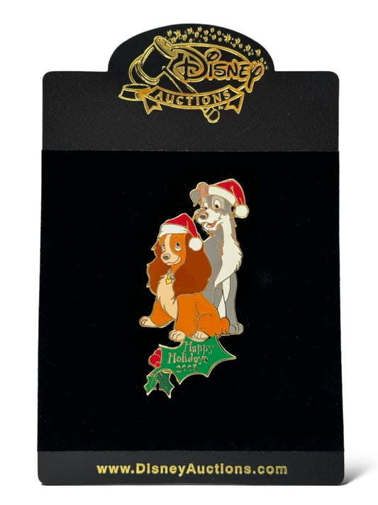 Disney Auctions Happy Holidays 2003 Lady and The Tramp Pin