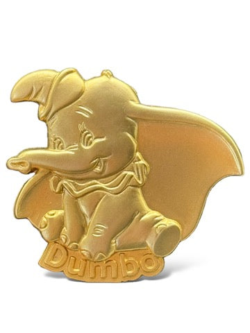 JDS 100 Relief Gold Tone Dumbo Pin