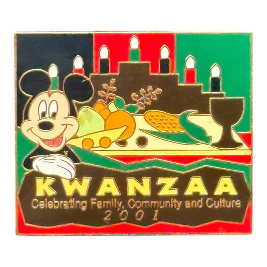 WDW Mickey Mouse Kwanzaa 2001 Pin