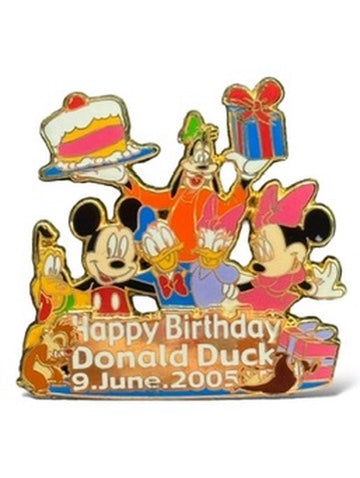 JDS Happy Birthday Donald 2005 The Whole Gang Pin