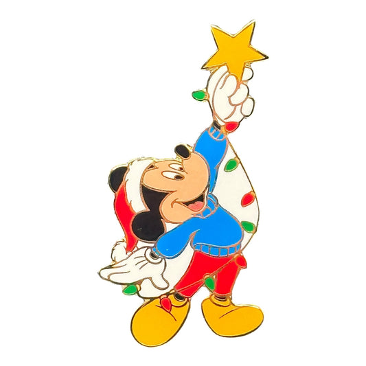 DEC Cast Member Holiday Party 2002 Mickey Pin and Bolo Set