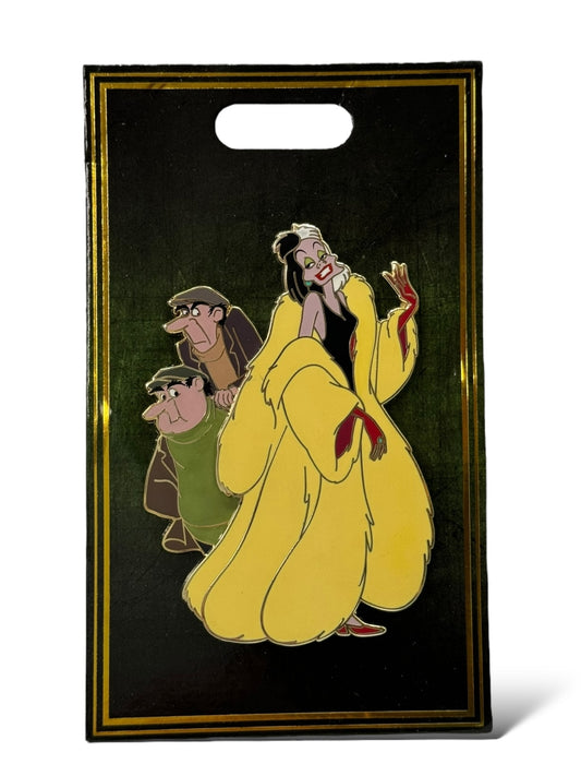 WDI Villains and Sidekicks Cruella with Boris and Jasper Pin