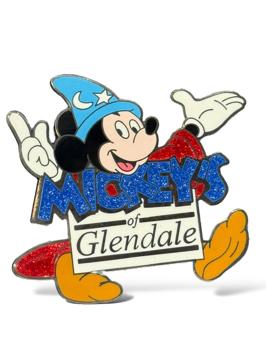 WDI Mickey's of Glendale Sign Sorcerer Mickey Pin