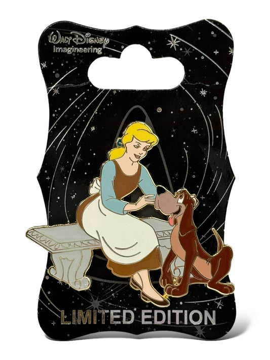 WDI Heroines with Dogs Cinderella and Bruno Pin