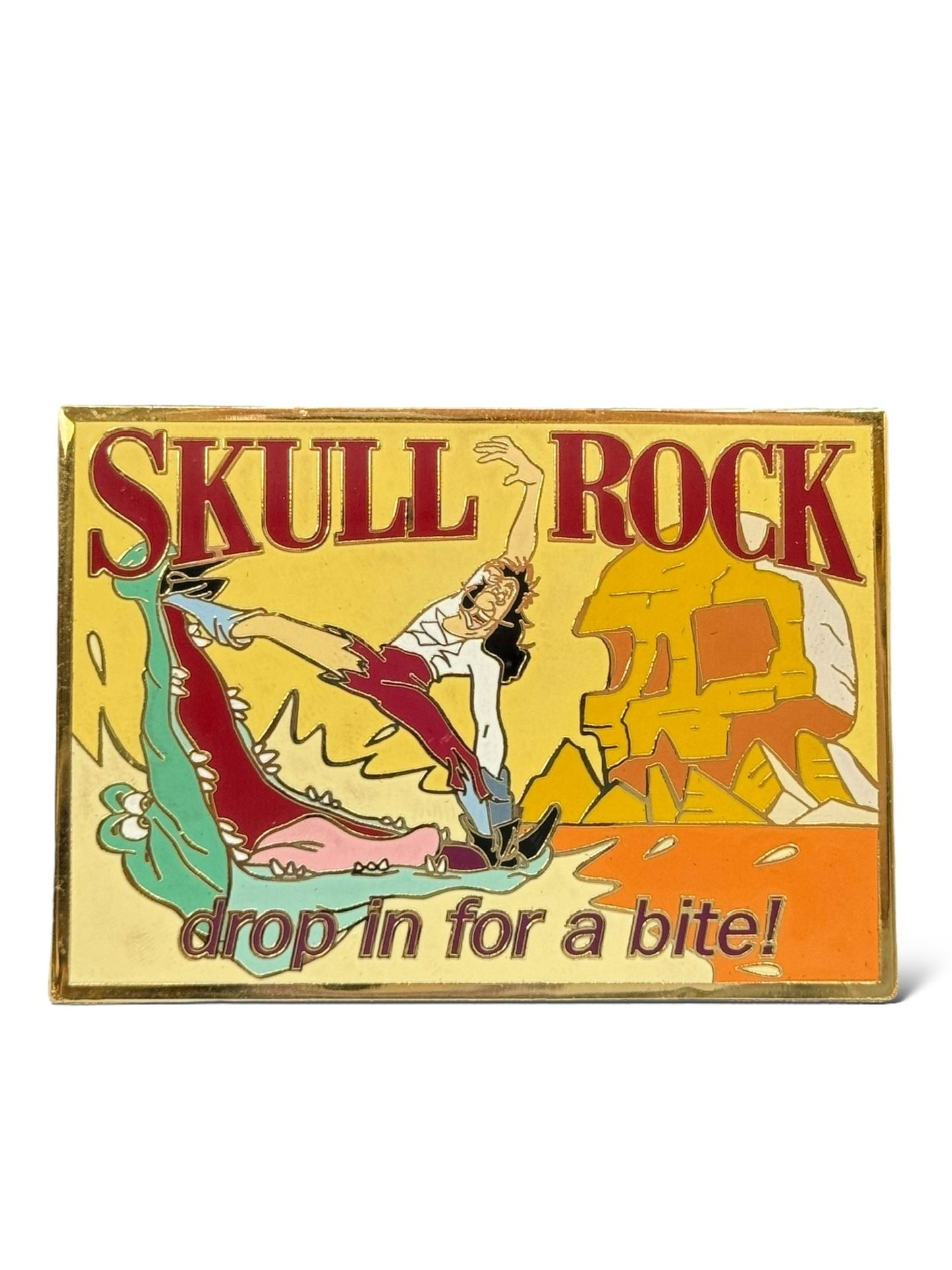 Disney Auctions Postcard Skull Rock Pin
