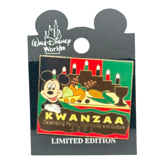 WDW Mickey Mouse Kwanzaa 2001 Pin