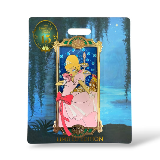 WDI Princess and the Frog 15th Anniversary Charlotte and Stella Masquerade Ball Jumbo Pin