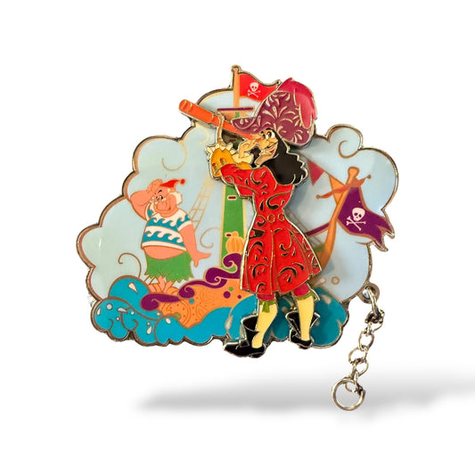 DLRP Pin Trading Day Princesses and Pirates Captain Hook and Mr. Smee Pin