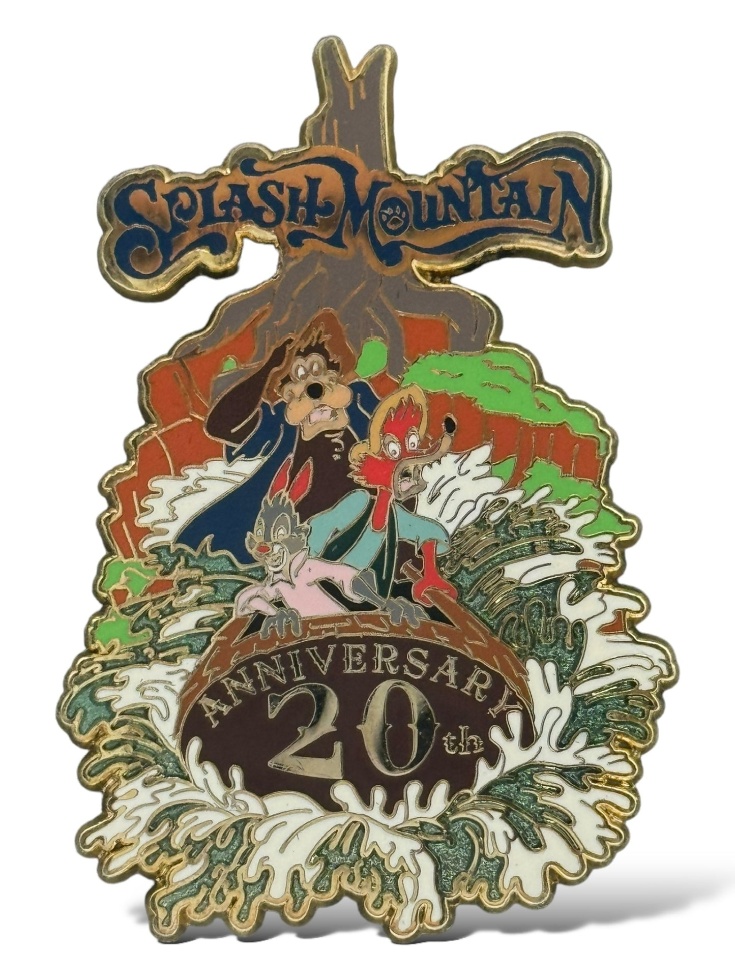 WDI 20th Anniversary Splash Mountain Pin