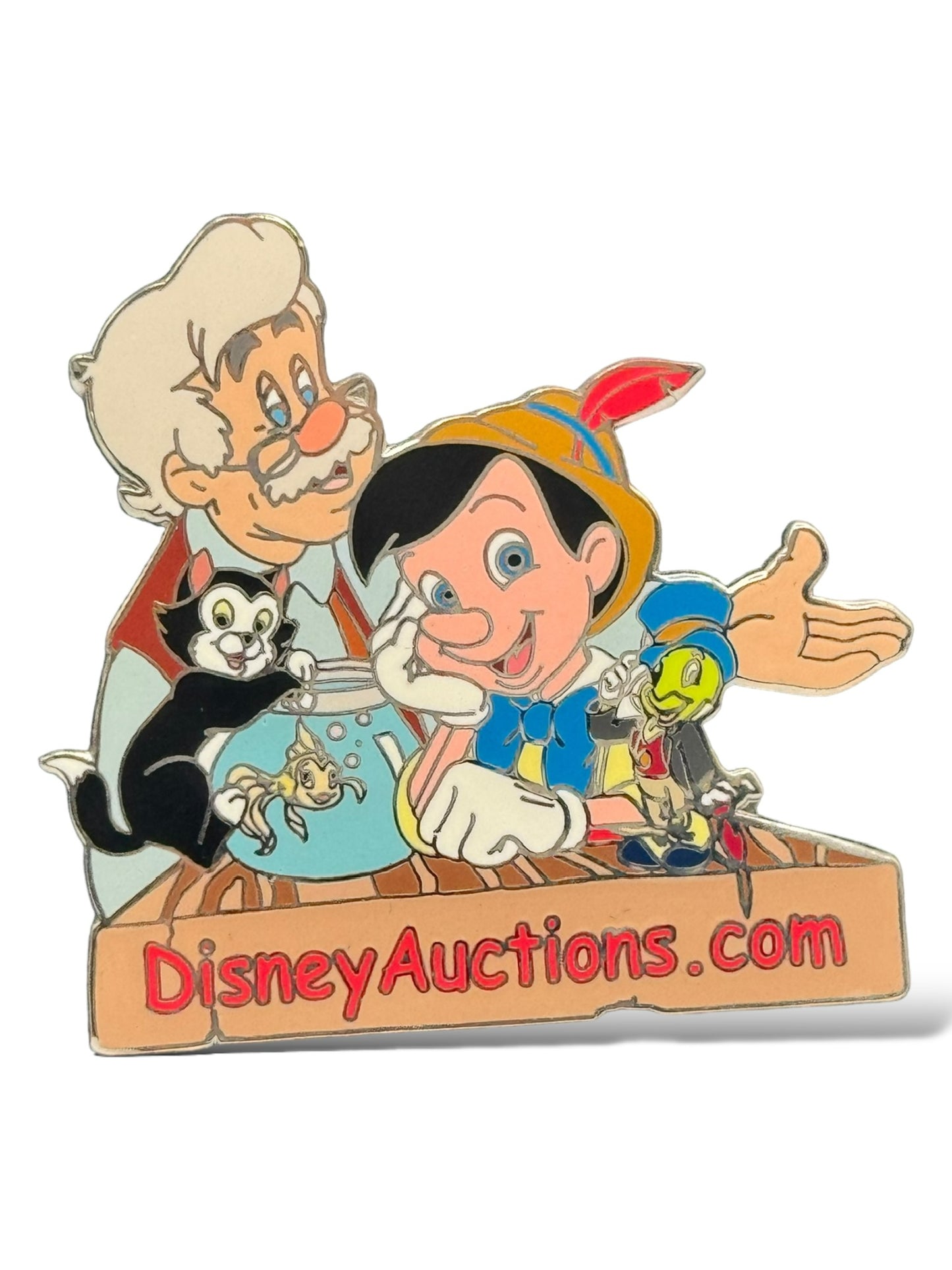 Artist Proof Disney Auctions Gift with Purchase Pinocchio Family 3 Pin Set
