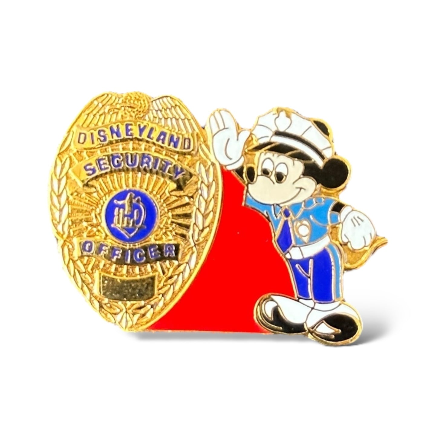 DEC Disneyland Security Officer Mickey Badge Pin