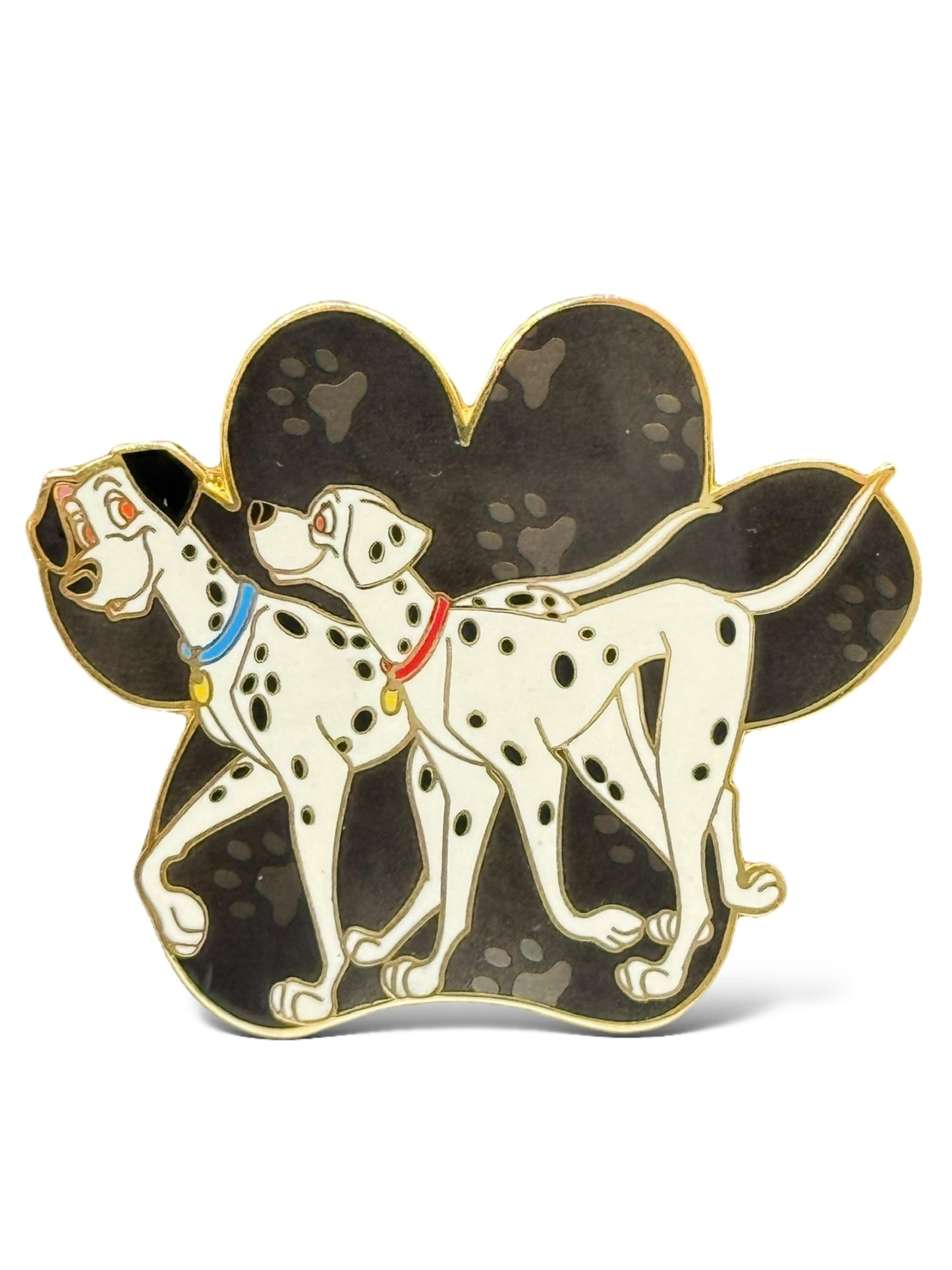 Disney Auctions Pongo and Perdita Pawprint Pin