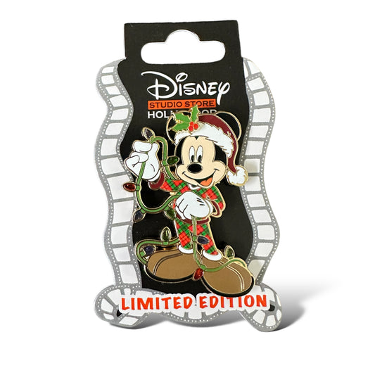 DSSH Holiday Pajamas Mickey Pin