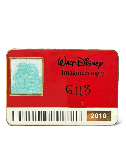 WDI Identification Badge Hitchhiking Ghost Gus Lenticular Pin