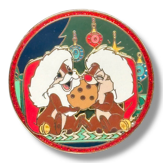 DSSH Christmas Holiday Chip n' Dale Pin