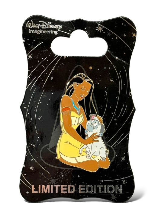 WDI Heroines with Dogs Pocahontas and Percy Pin