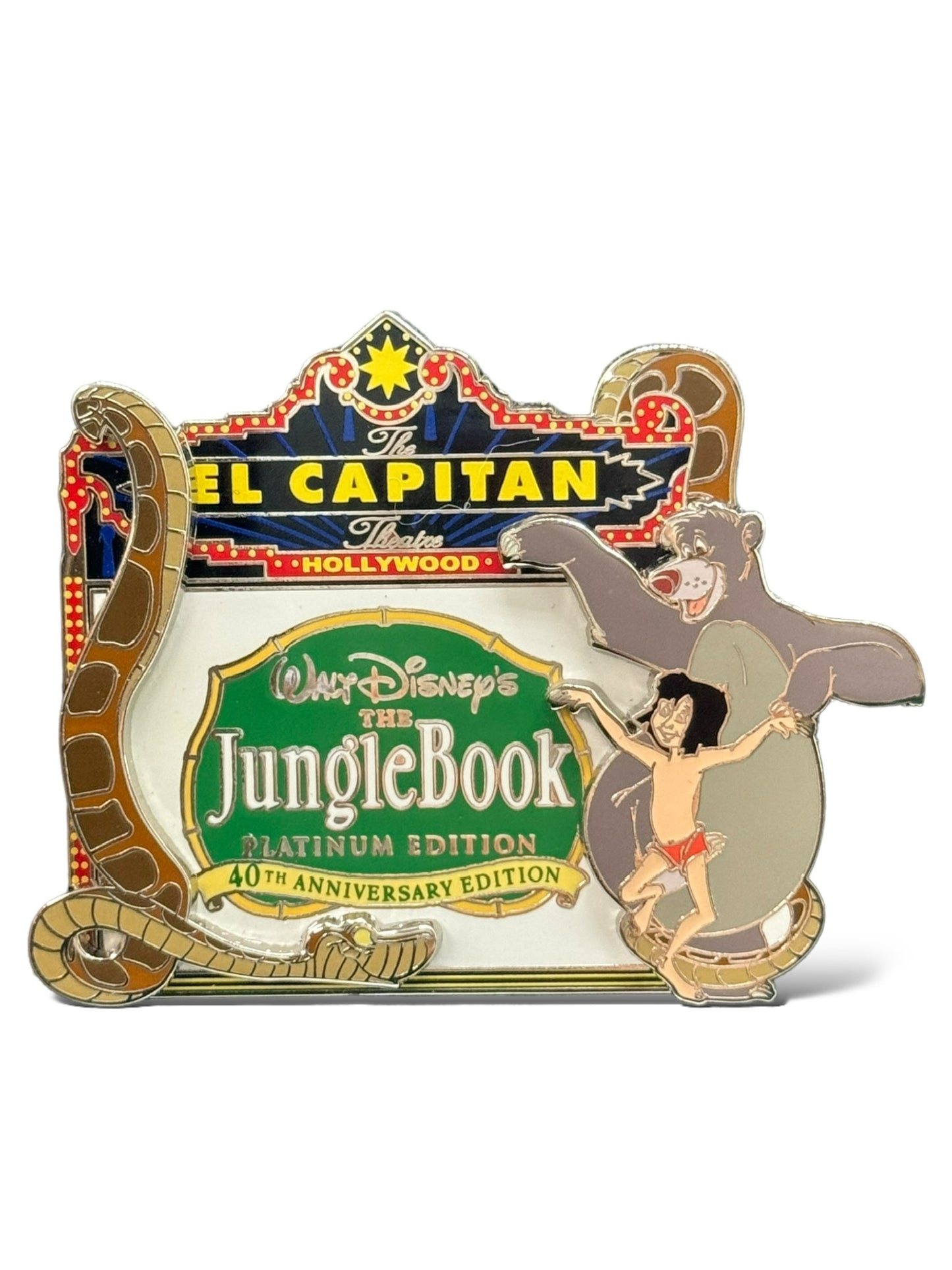 DSSH 40th Anniversary The Jungle Book Marquee Pin