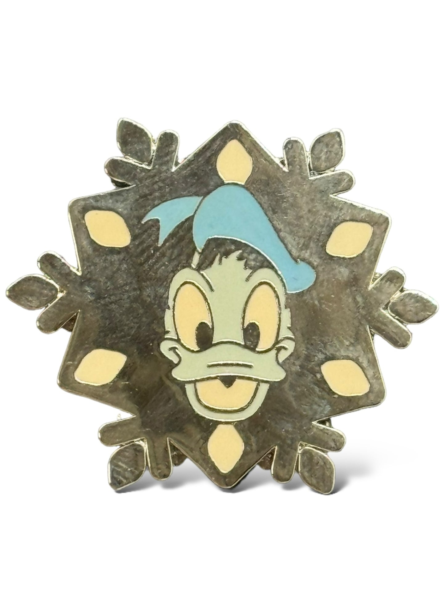 Cast Lanyard Snowflakes Donald Hidden Mickey Pin