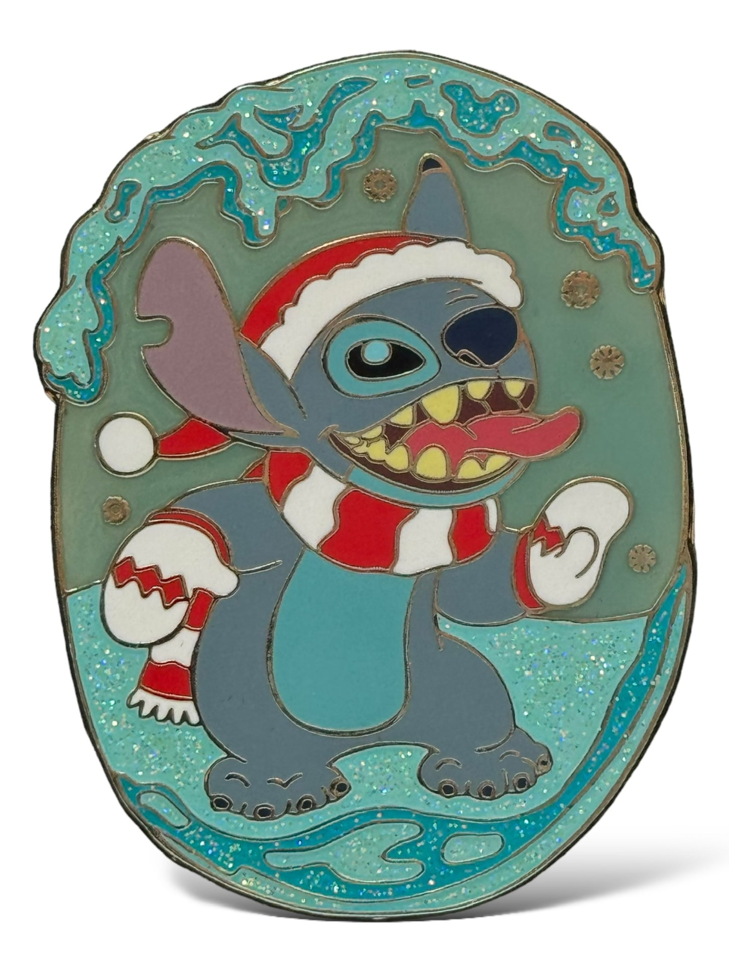 Disney Shopping Stitch Snowflake Pin