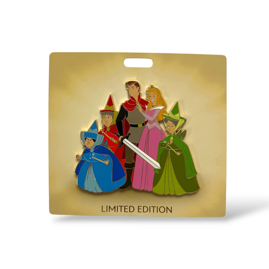 WDI Disney Squad Goals Pink Dress Sleeping Beauty Pin