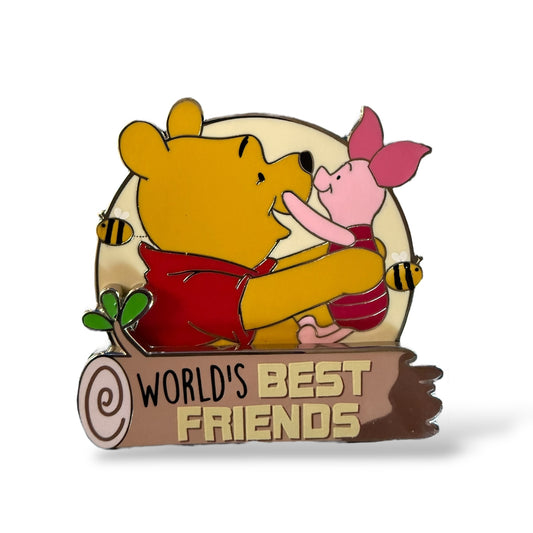 DLRP Worlds Best Friends Pooh and Piglet Pin