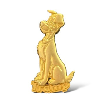JDS 100 Relief Gold Tone Tramp Pin