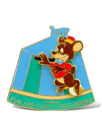 JDS History of Art Fun and Fancy Free Bongo Pin