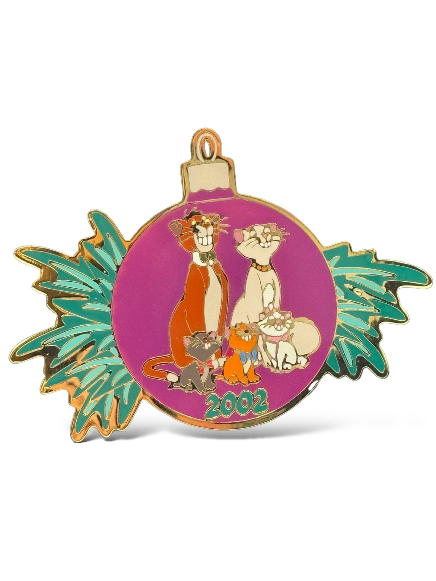 Disney Auctions Christmas 2002 The Aristocats Ornament Pin